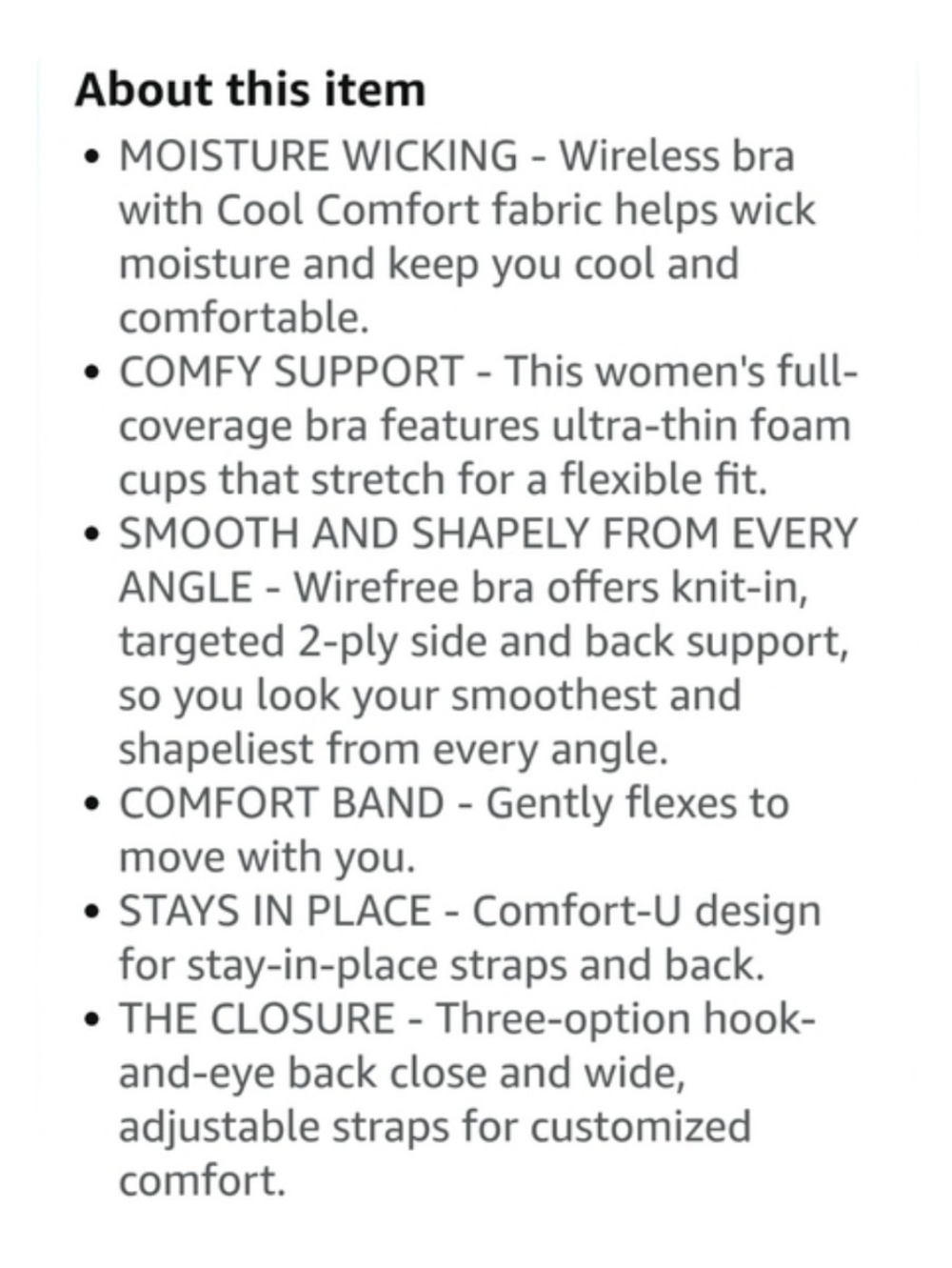 Women's Bras 3 Pc Lot Bali Comfort Revolution Wireless 34B Secret Treasures Lg - Picture 14 of 16